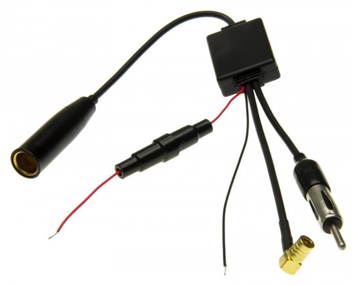 DAB+ AKTIV Antenne Splitter Adapter für Radio JVC Kenwood Sony Alpine Pioneer