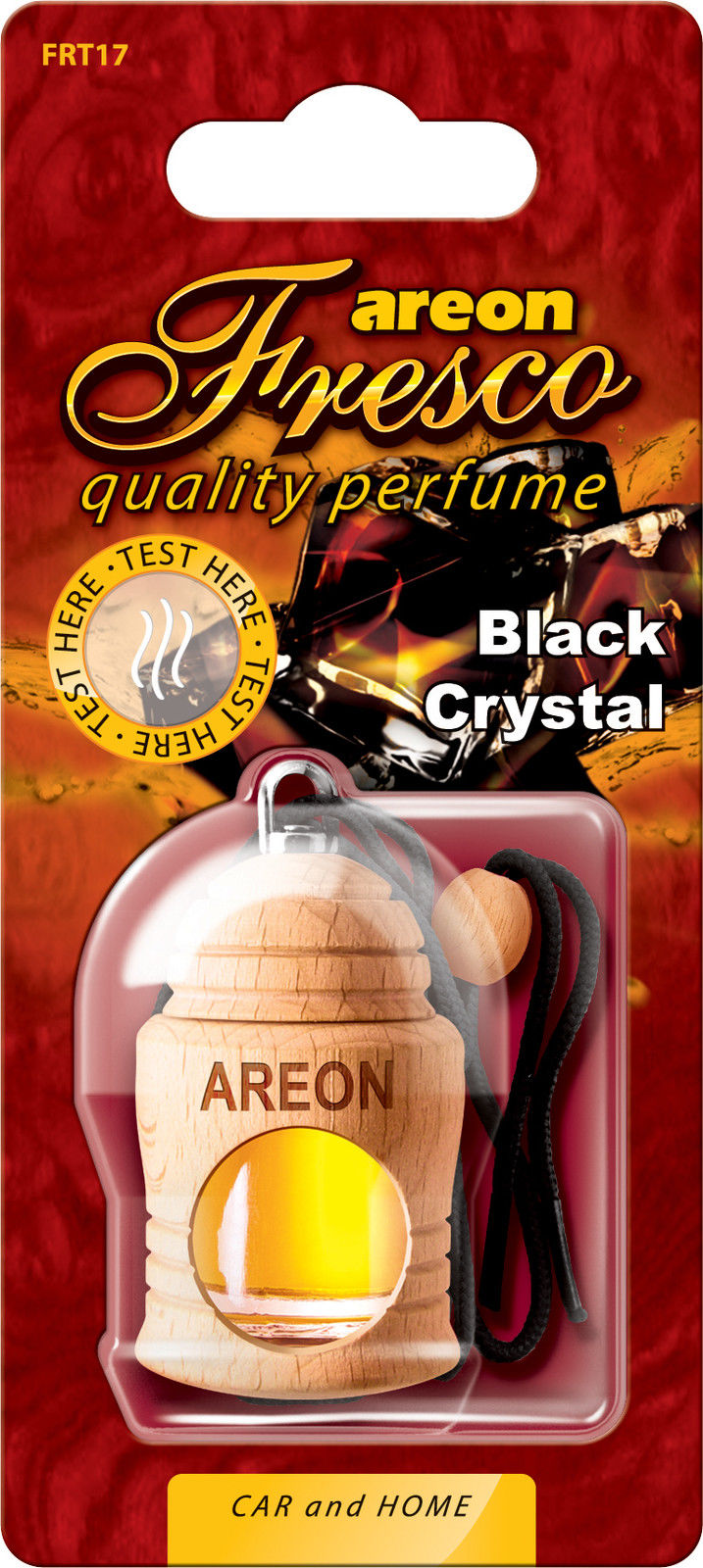 2x Original Areon FRESCO Parfüm Duftdose Duftbaum Lufterfrischer Black Crystal