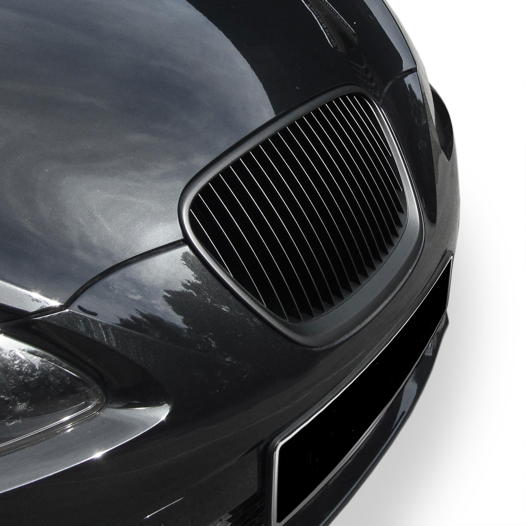Kühlergrill Sportgrill Gitter Grill ohne Emblem Schwarz für Seat Altea 5P 09-