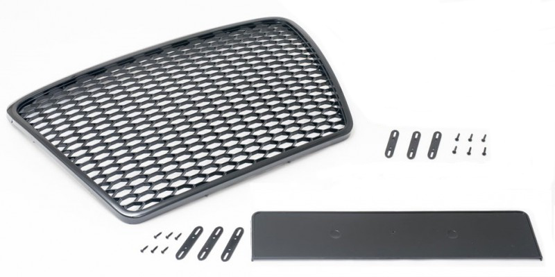 Kühlergrill Sportgrill Waben Gitter Grill Schwarz für Audi A6 S6 4F C6 + Avant