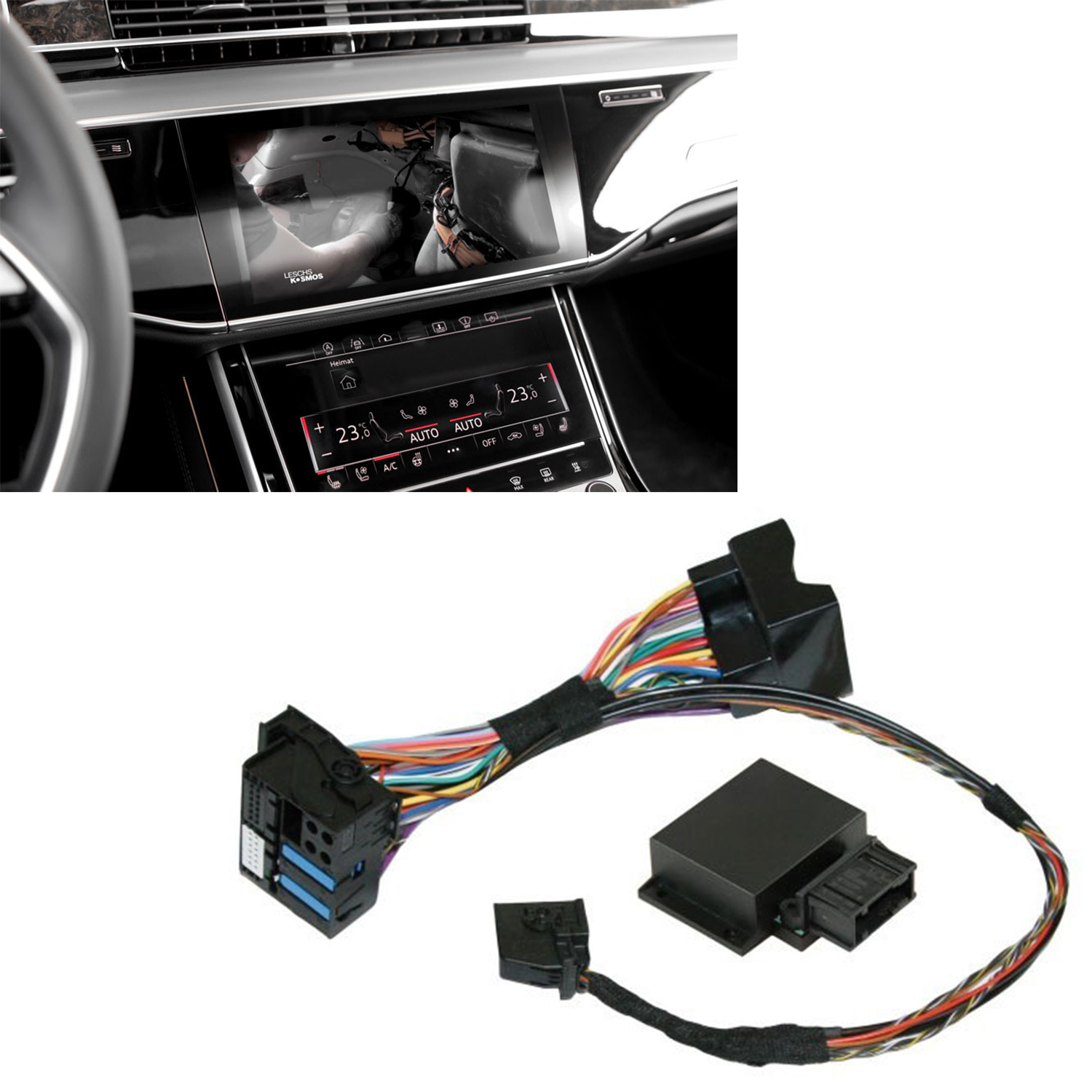 Original Kufatec TV DVD Bild Freischaltung Free für Audi A4 8W B9 A5 F5 A6 A7 4G