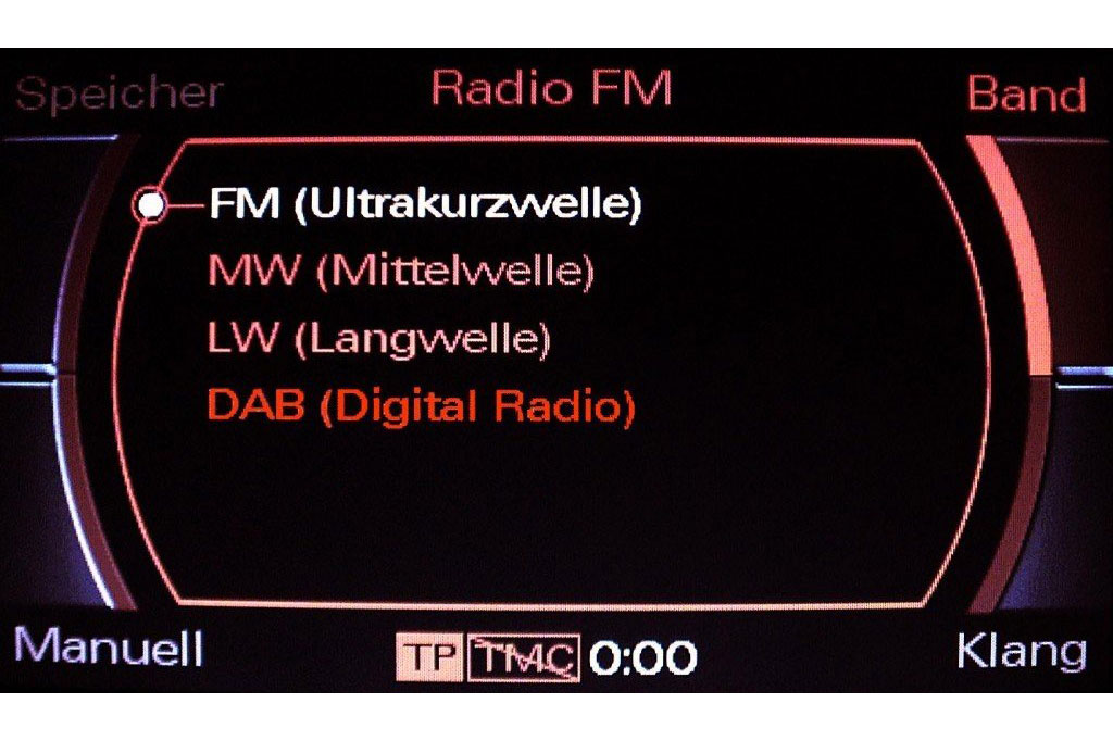 Original Kufatec Kabelbaum digitales Radio DAB für Audi A4 8K Limousine MMI 2G