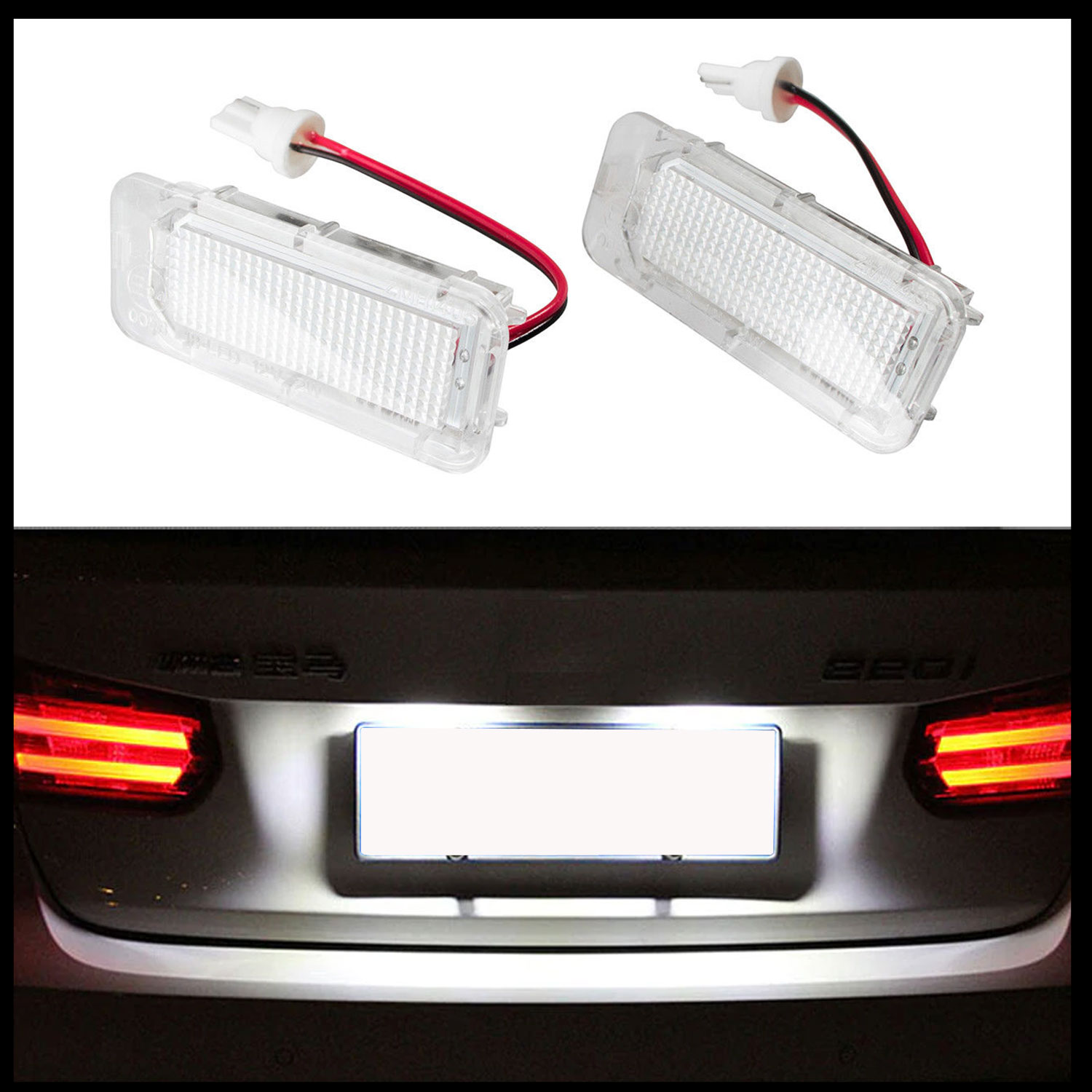 LED PREMIUM Kennzeichenbeleuchtung für Ford B-Max C-Max II Ecosport Fiesta MK7