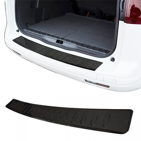 Premium Edelstahl Ladekantenschutz Schwarz für VW T5 V alle Modelle (2003-2014)