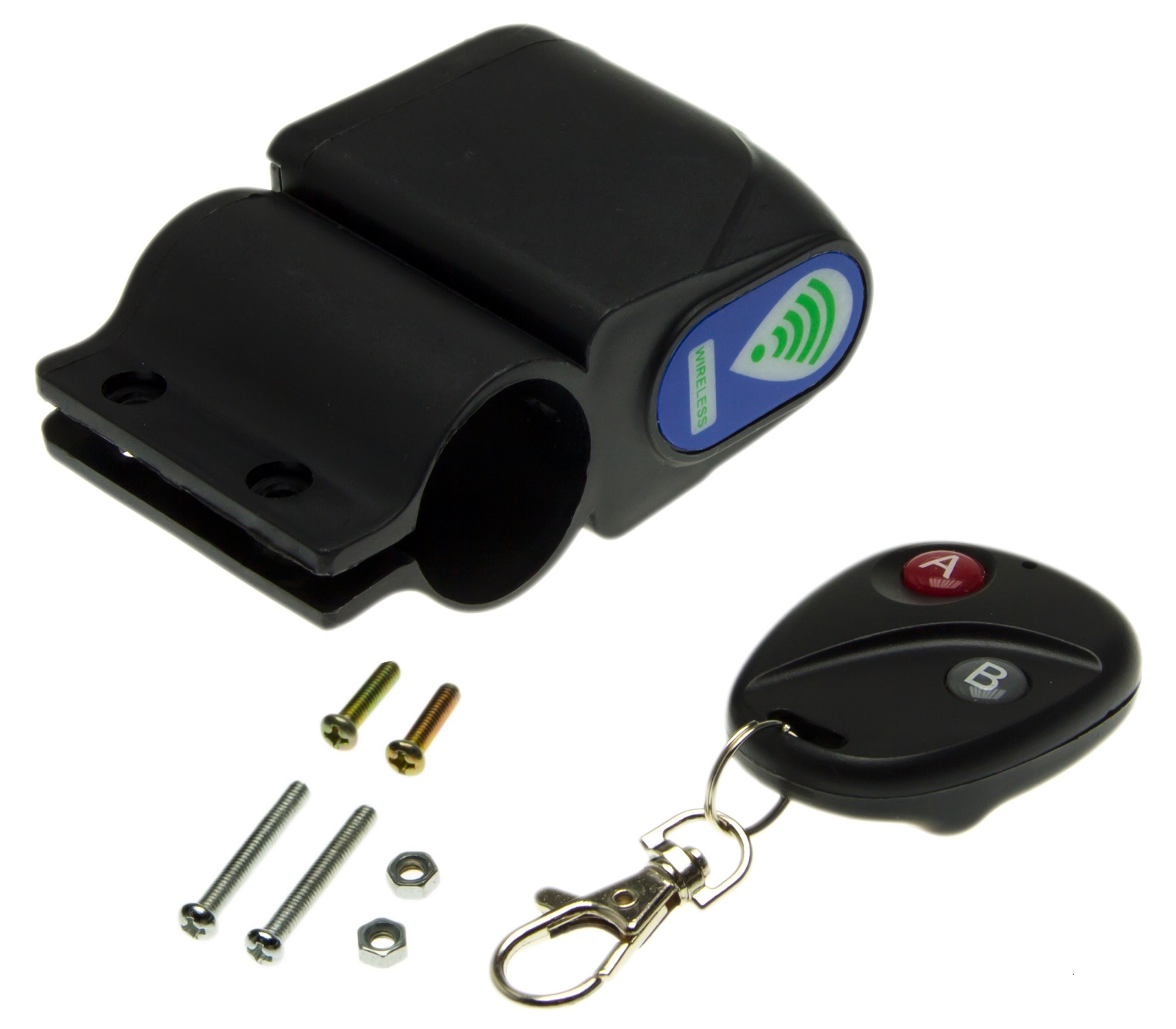 Alarmanlage Vibration Alarm Sirene mit Fernbedienung für Fahrrad Bike Roller