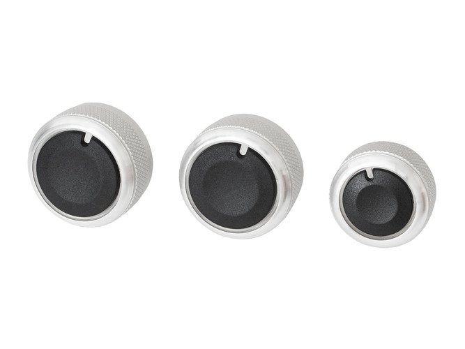 Alu Dreh Schalter Heizung Klima AC für VW Golf 5 6 Passat 3C Touran 1T Caddy III