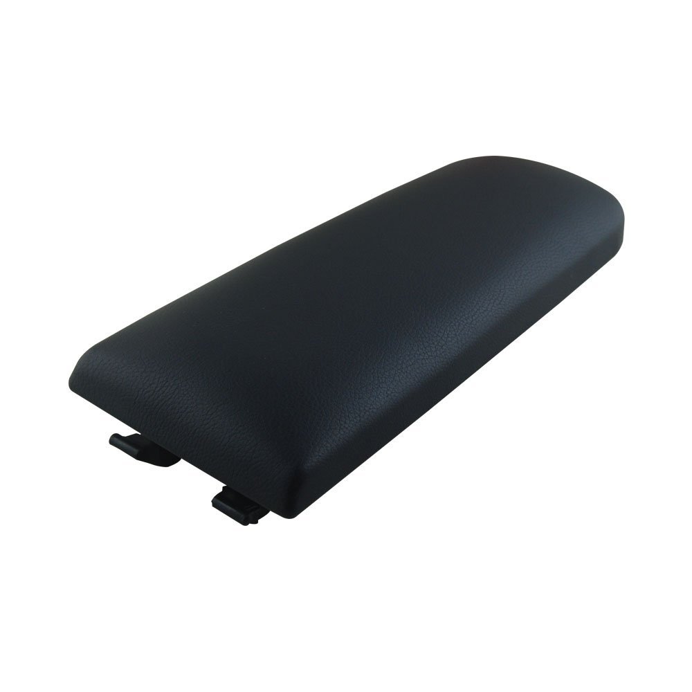 Deckel Abdeckung LEDER Schwarz für Original Mittelarmlehne Skoda Roomster Rapid