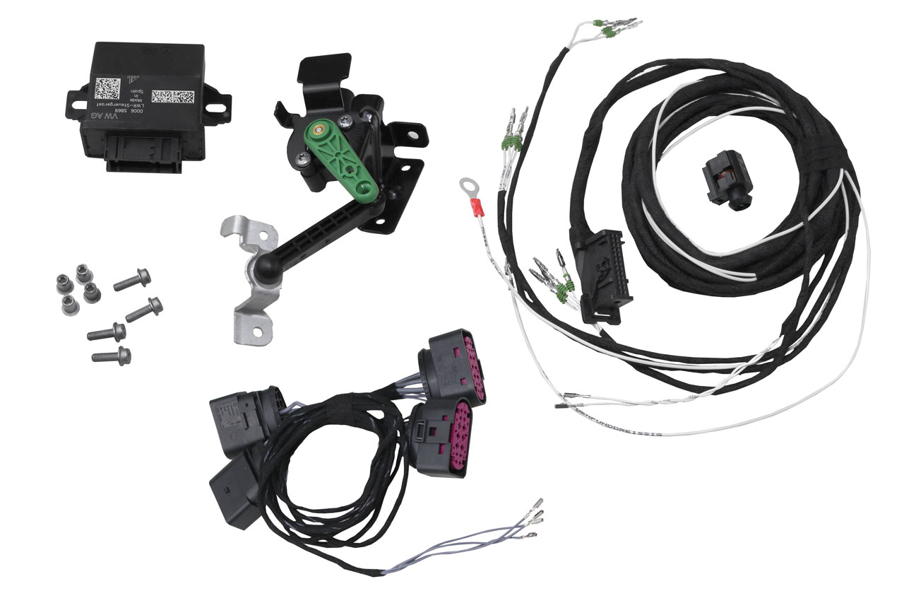 Automatische Leuchtweitenregulierung (aLWR) Komplett-Set für VW Polo AW1