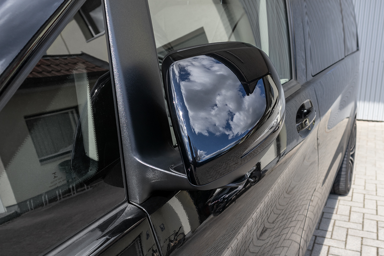 Komplettset anklappbare Außenspiegel mit Umfeldbeleuchtung Code F64/F65 für Mercedes Benz V-Klasse W