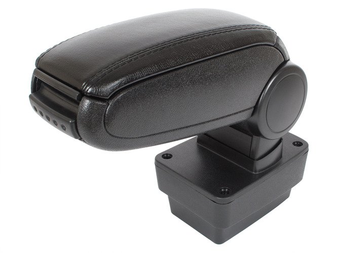 Mittelarmlehne Armlehne KLAPPBAR Leder Schwarz für Skoda Fabia III NJ ab 2014-