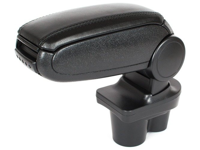 Mittelarmlehne Armlehne KLAPPBAR Leder Schwarz für Opel Corsa E ab 2014-