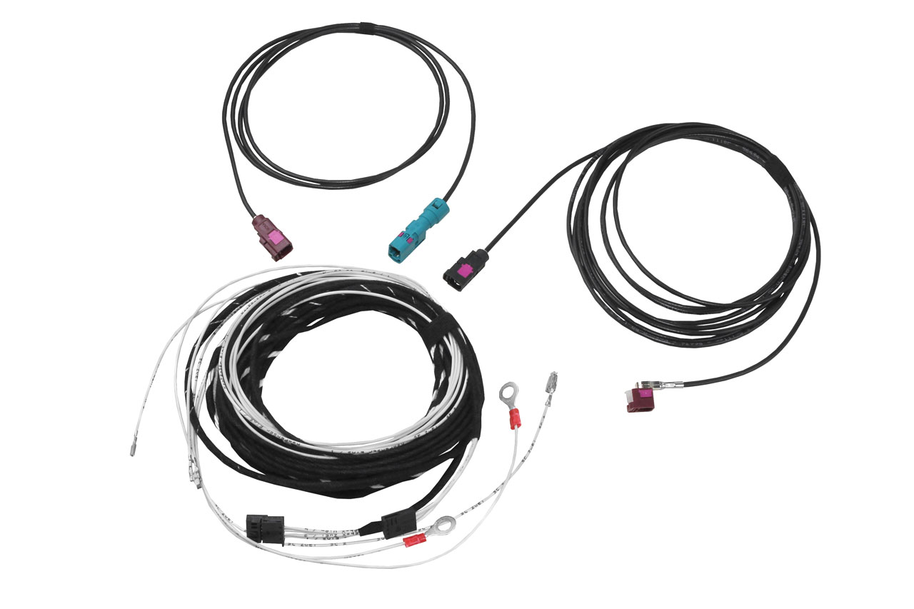 Original Kufatec Kabelsatz Kabelbaum Adapter Kabel Phone Box für Seat Arona KJ Ateca KH Ibiza KJ Leon 5F