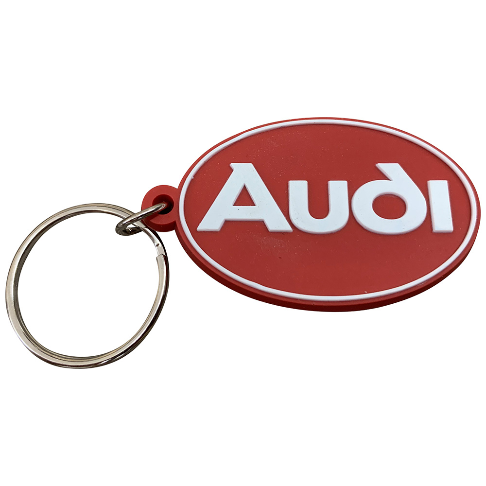 Original Audi Retro Schlüsselanhänger Schlüssel Logo im Retro Design Old School