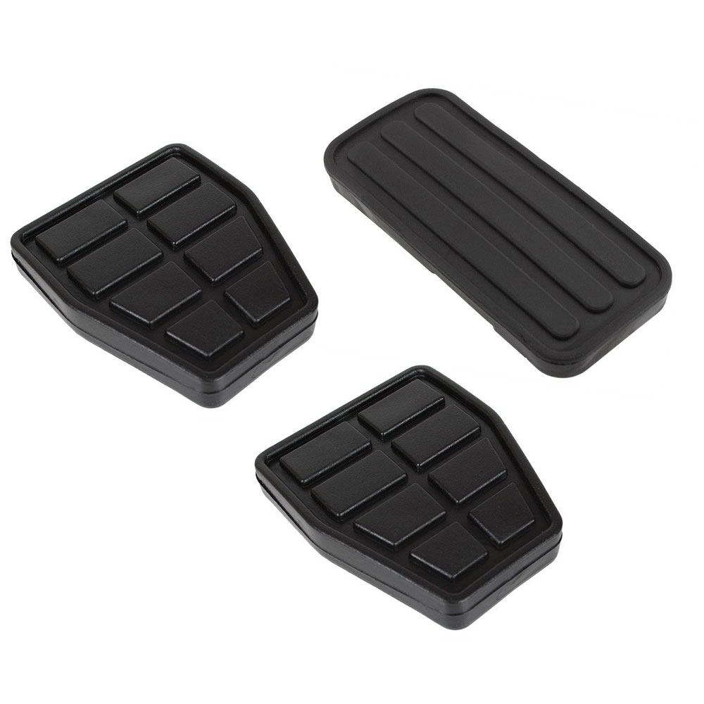 3x Pedale Pedalkappen Gummi Abdeckung BREMSE + KUPPLUNG + GAS für Seat Alhambra Arosa Cordoba Ibiza 6K Toledo