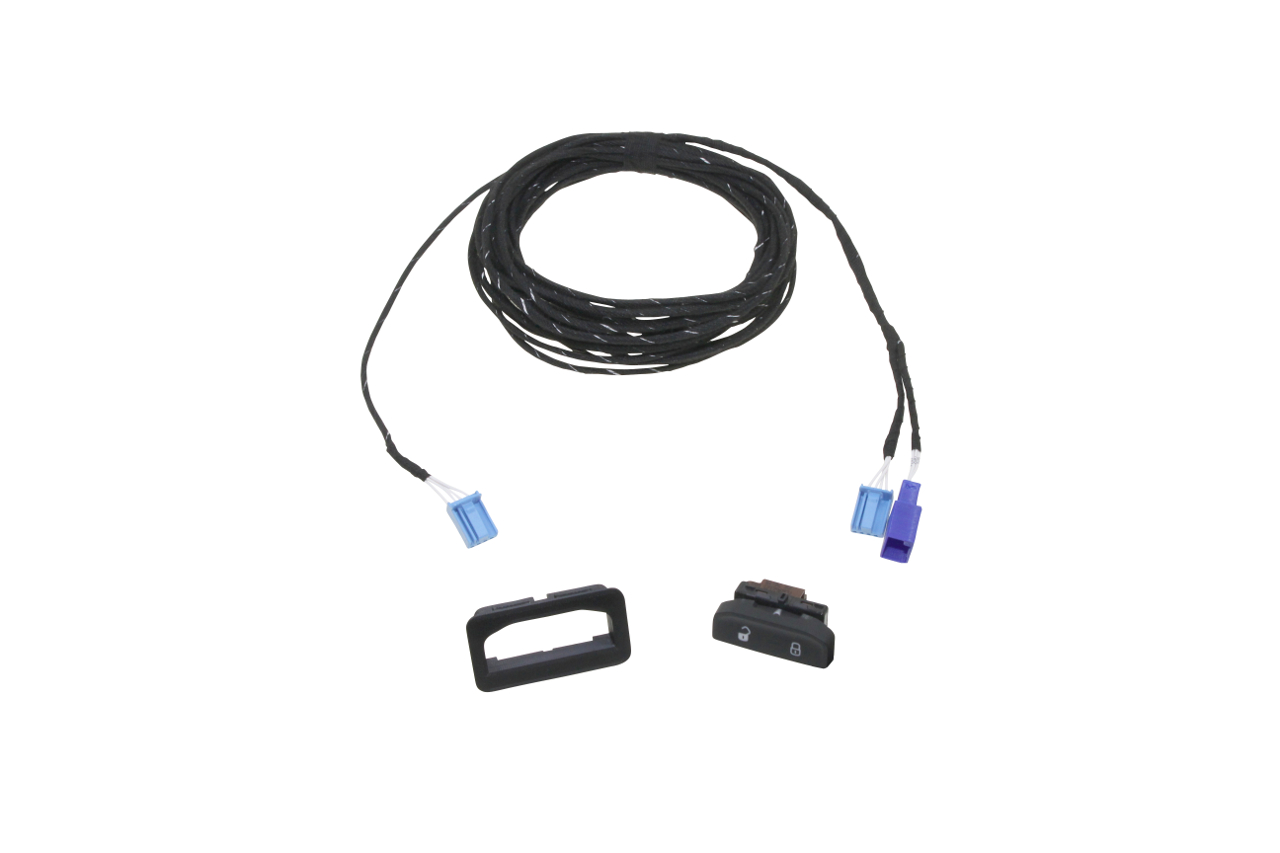 Original Kufatec Kabelsatz Kabelbaum Adapter Kabel Komplettset Erweiterung Safe Lock für VW T6.1 VI SH ab Modelljahr 2020-