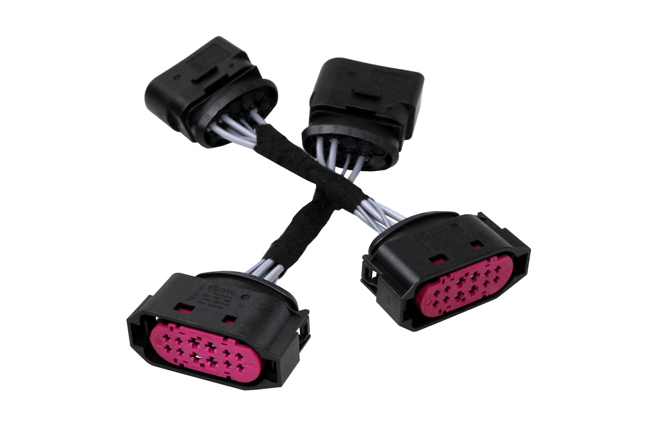 Original Kufatec Adapter Kabel Set zur Nachrüstung von Xenon - Scheinwerfern (Halogen auf Xenon) für VW Amarok 2H ab 2010-
