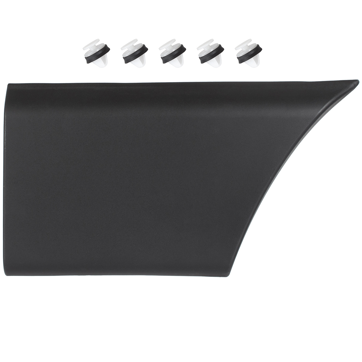 Seitenleisten Türleisten Leisten Zierleisten Seitenleiste + Clips HINTEN RECHTS 768F30005R für Renault Master III 2010- / Opel Movano B 2010- / Nissan NV400 2011- (nur L2 Modelle)