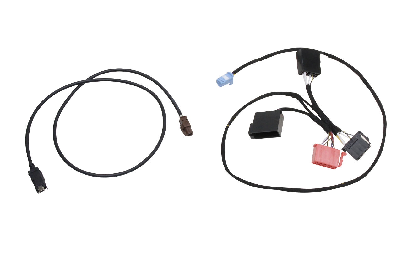 Original Kufatec Kabel Adapter Kabelbaum Multimedia USB Buchse vorne bei Nachrüstung Media Connect für Smart Fortwo / Forfour 453
