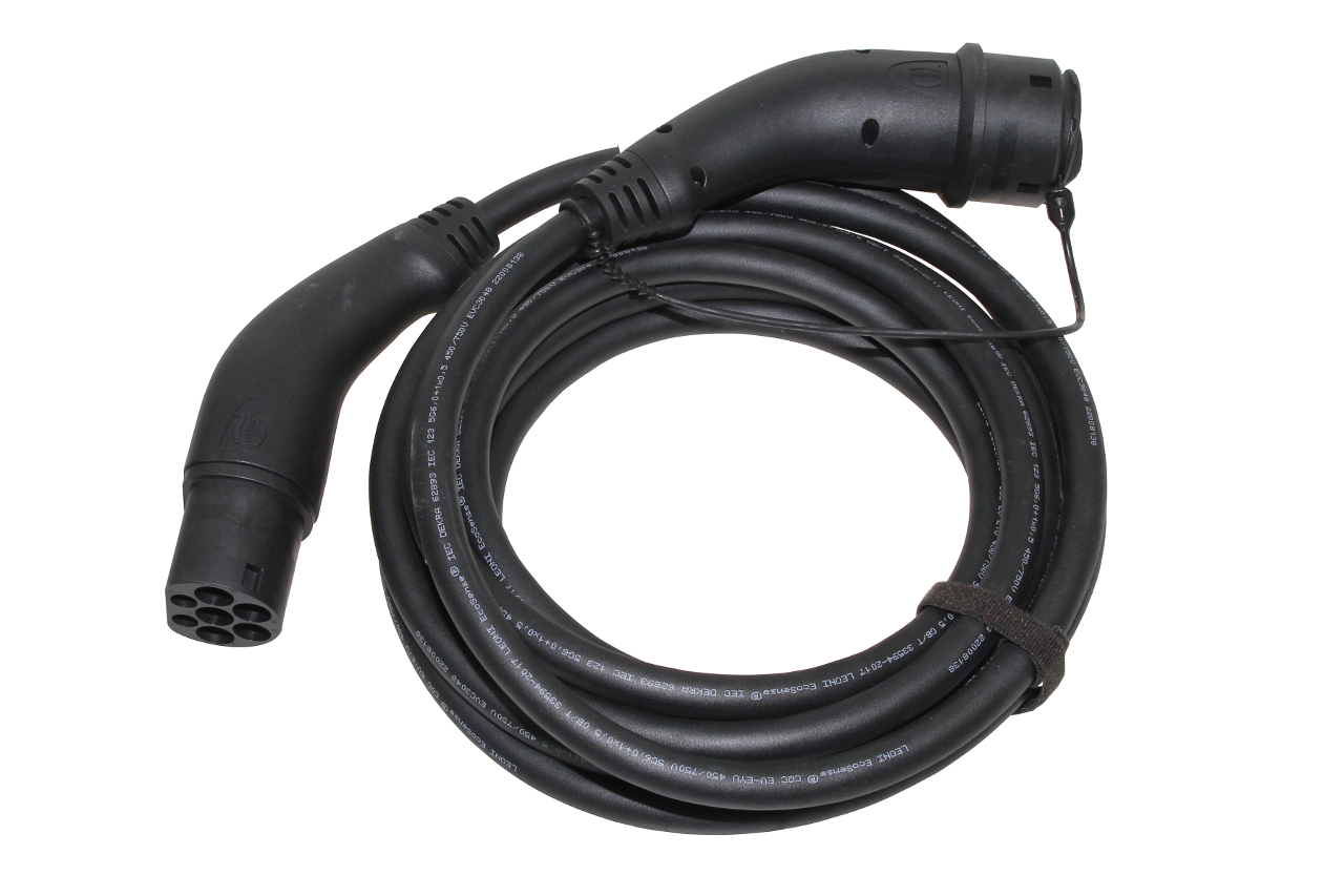 Original VW Ladekabel Elektroauto für 480V Ladesäulen Typ2 3P 4N0971675C VW Audi Seat Skoda
