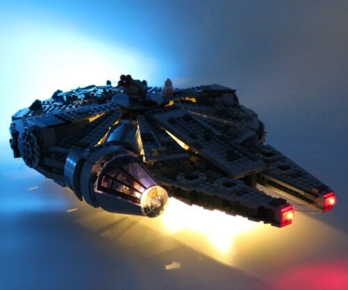 LED-Beleuchtungsset Licht-Set / Akku-Box / passend für Lego Star Wars Millennium Falcon 75105