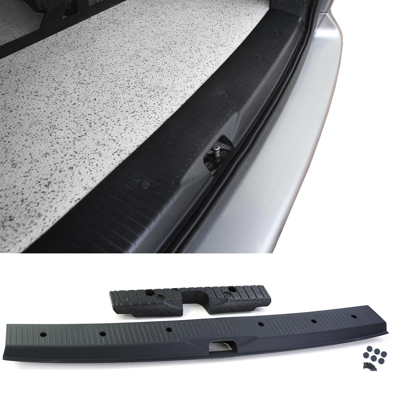 Abdeckung hinten Schlossträger Bodenbelag 7LA863485B für VW T5 ab 2003- T6 ab 2015- mit Heckklappe