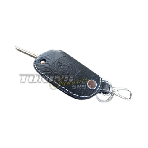 Schlüssel Tasche Etui Klappschlüssel LEDER WEIß für Audi A3 8P A6 4F A4 8E TT A5