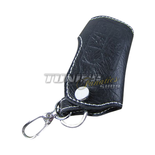 Schlüsseltasche Schlüsseletui Schlüssel Tasche LEDER 5-Tasten Weiss für Volvo