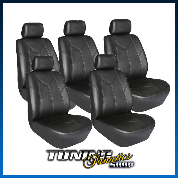 5x PREMIUM Kunstleder Sitzbezug Schonbezüge Auto Sitz Bezüge für VAN BUS