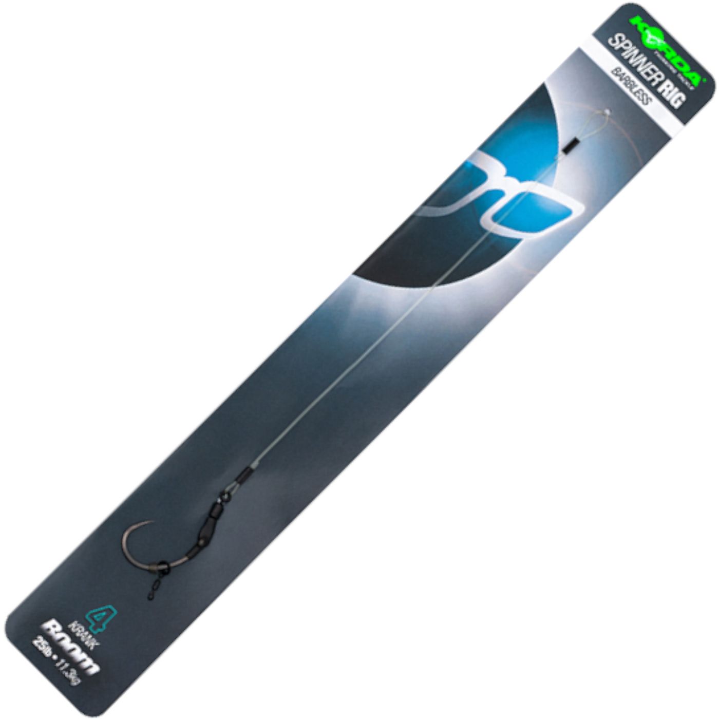 Korda 25lb Spinner Rig Krank Barbless - Karpfenvorfach