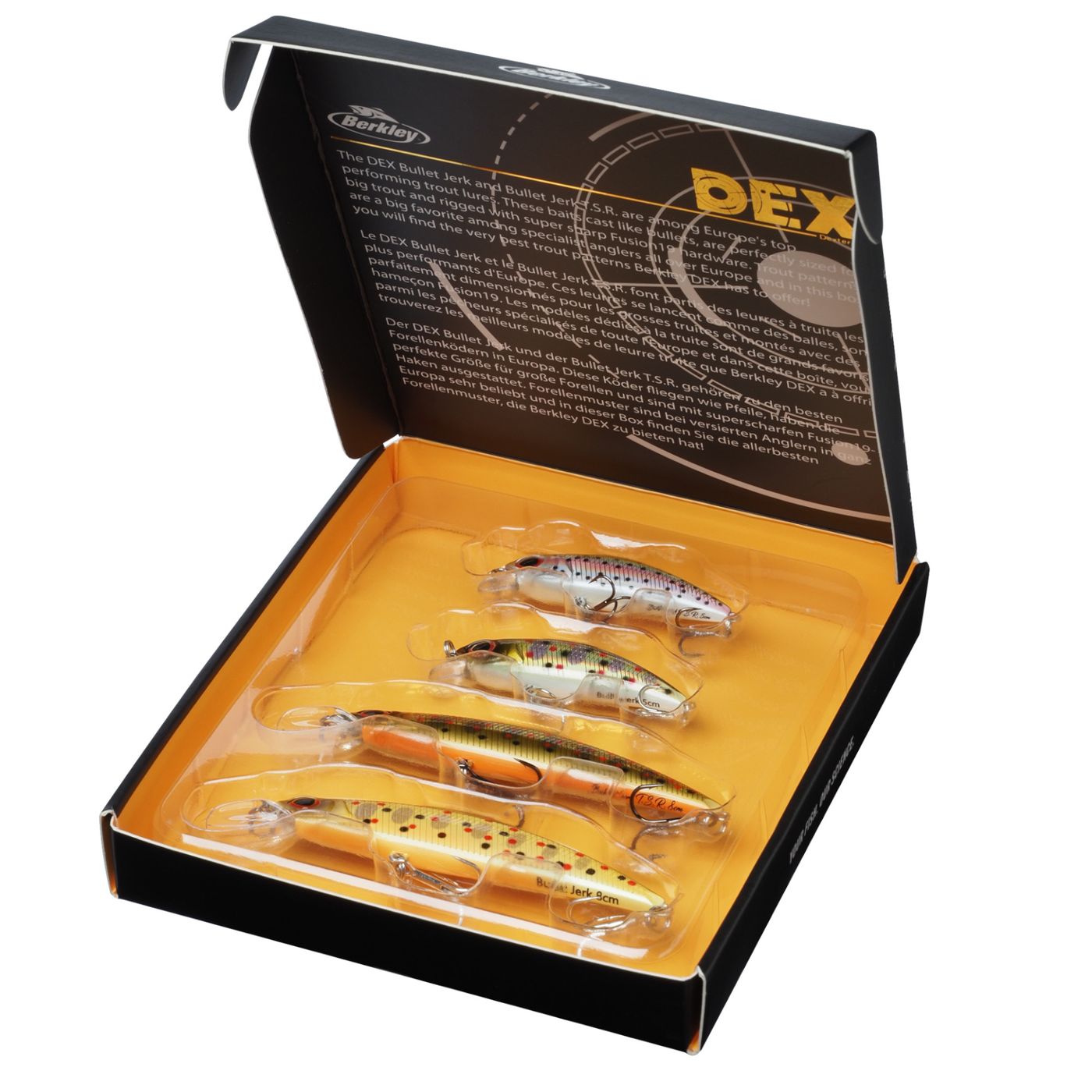 Berkley DEX Bullet Jerk Trout Colors Box - Geschenkbox Forelle