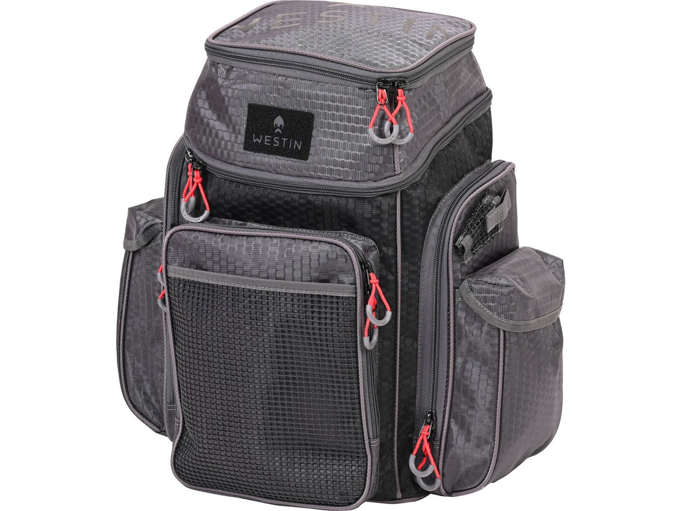 Westin W4 Backpack Plus 2 Boxes Large Titanium Black - Angeltasche