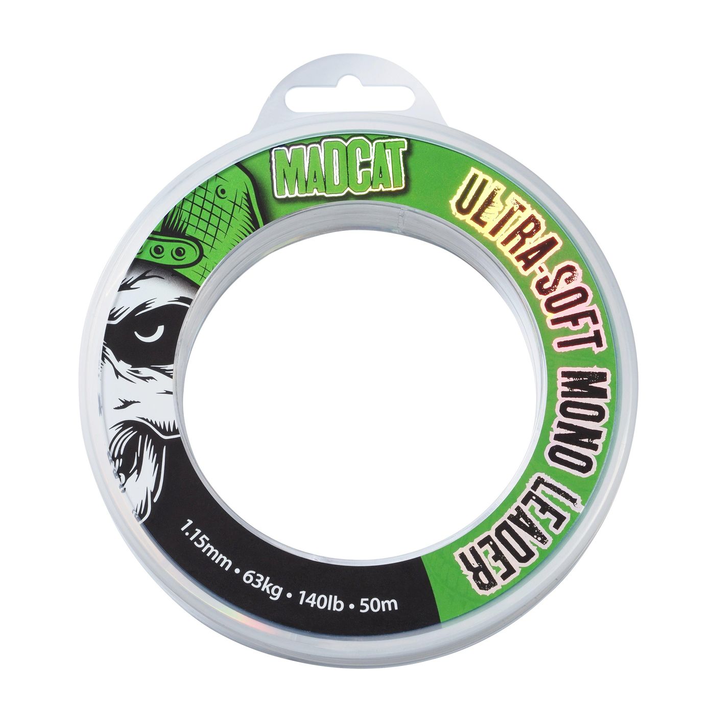 MadCat Ultra-Soft Mono Leader 1.15mm 140lbs - 50m Wallervorfach