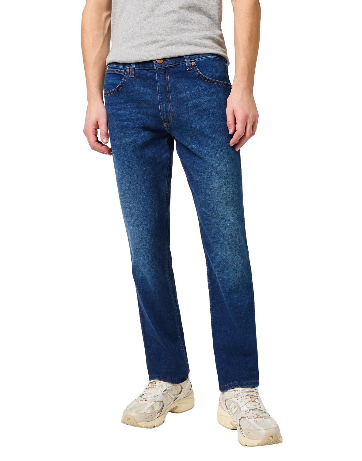 Wrangler Herren Jeans Greensboro - Regular Fit - Blau - For Real