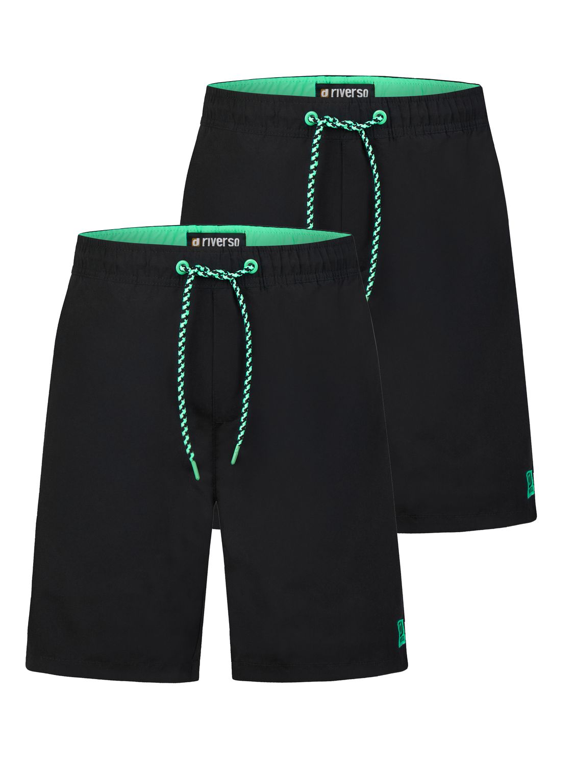 riverso Badehose Herren lang Badeshorts RIVDavid 2er Pack Set