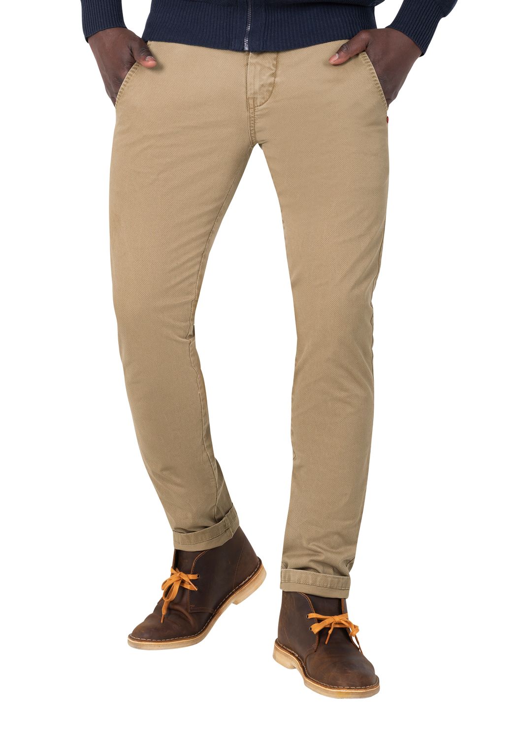 TIMEZONE Herren Chino Hose SLIM JANNOTZ - Slim Fit - Blau Beige Grau