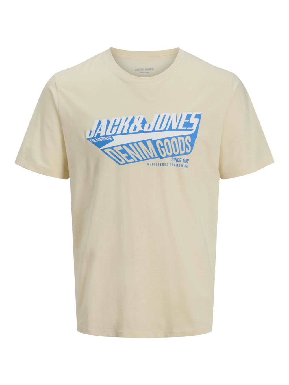 Jack & Jones Herren Rundhals T-Shirt JJELOGO TEE SS O-NECK 2 COL - Regular Fit