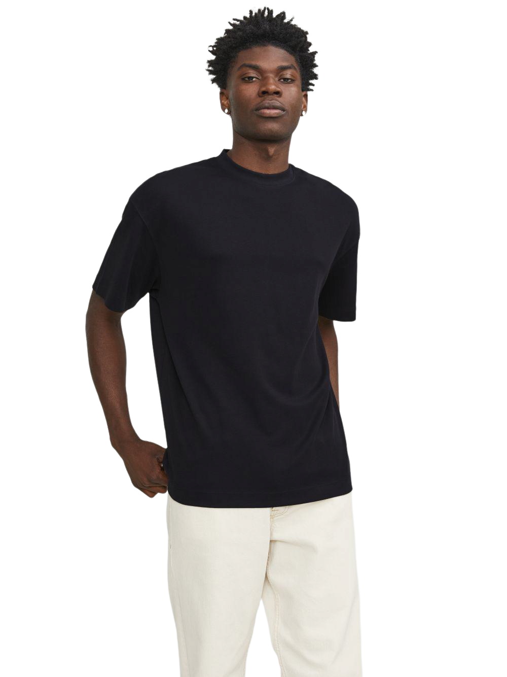 Jack & Jones Herren Rundhals T-Shirt JJEURBAN EDGE TEE SS O-NECK - Relaxed Fit