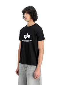 Alpha Industries Herren Rundhals T-Shirt BASIC BL - Regular Fit