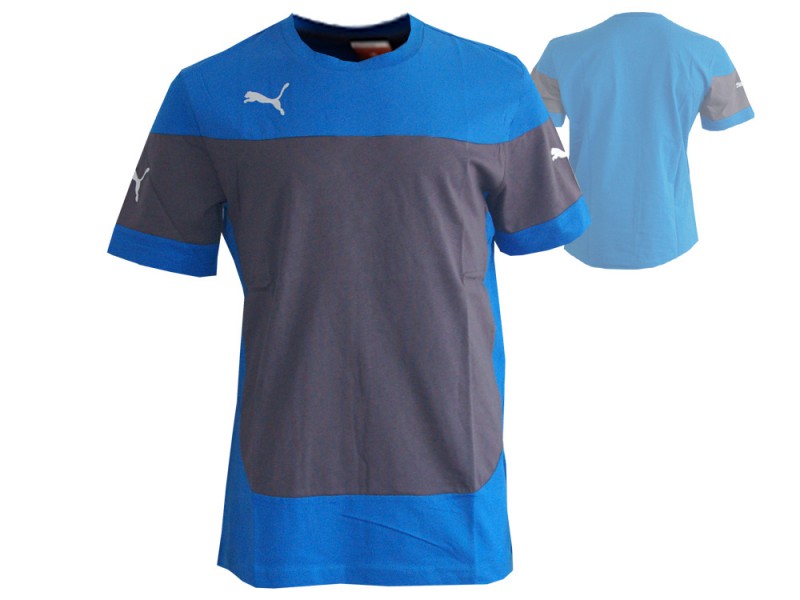 Puma Indomitable Leisure Tee Shirt blau