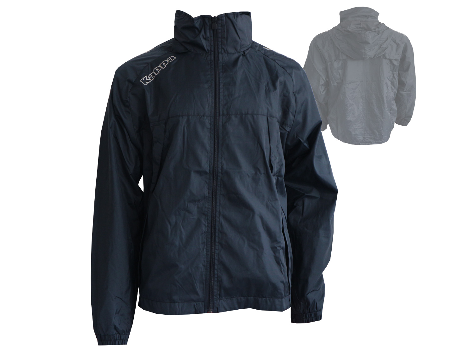 Kappa Pocojack Jr.Rain Jacket / Kinder Regenjacke -schwarz-