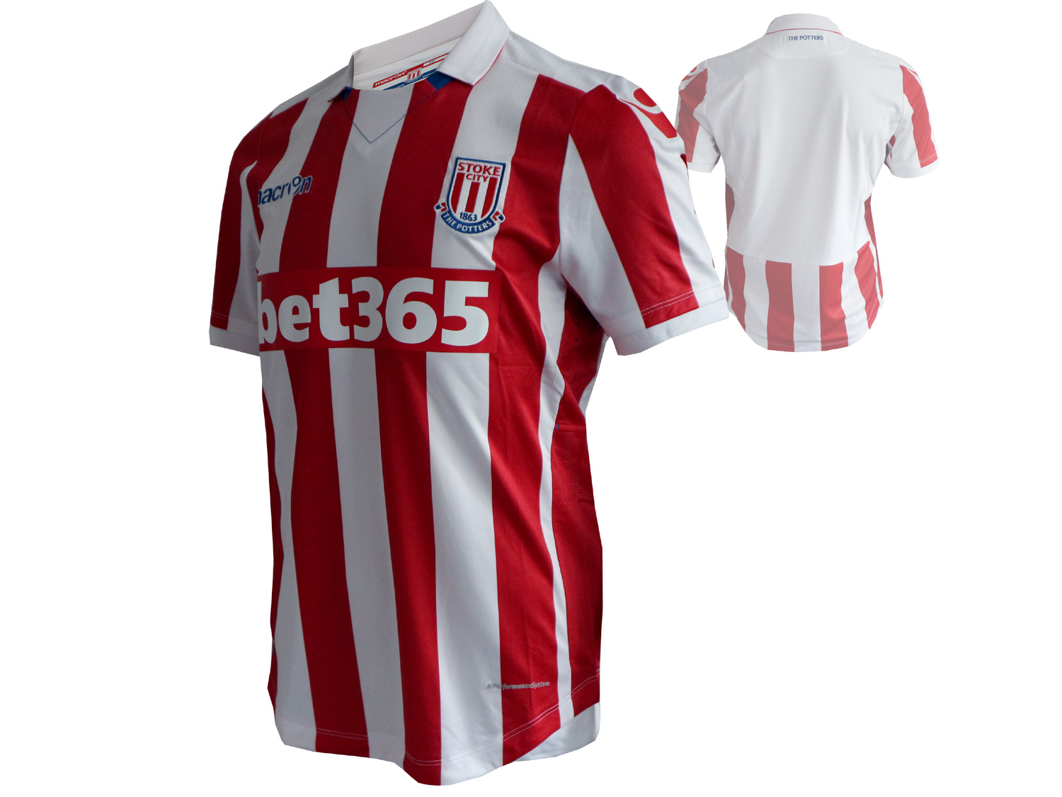 Macron Stoke City FC Home Jersey