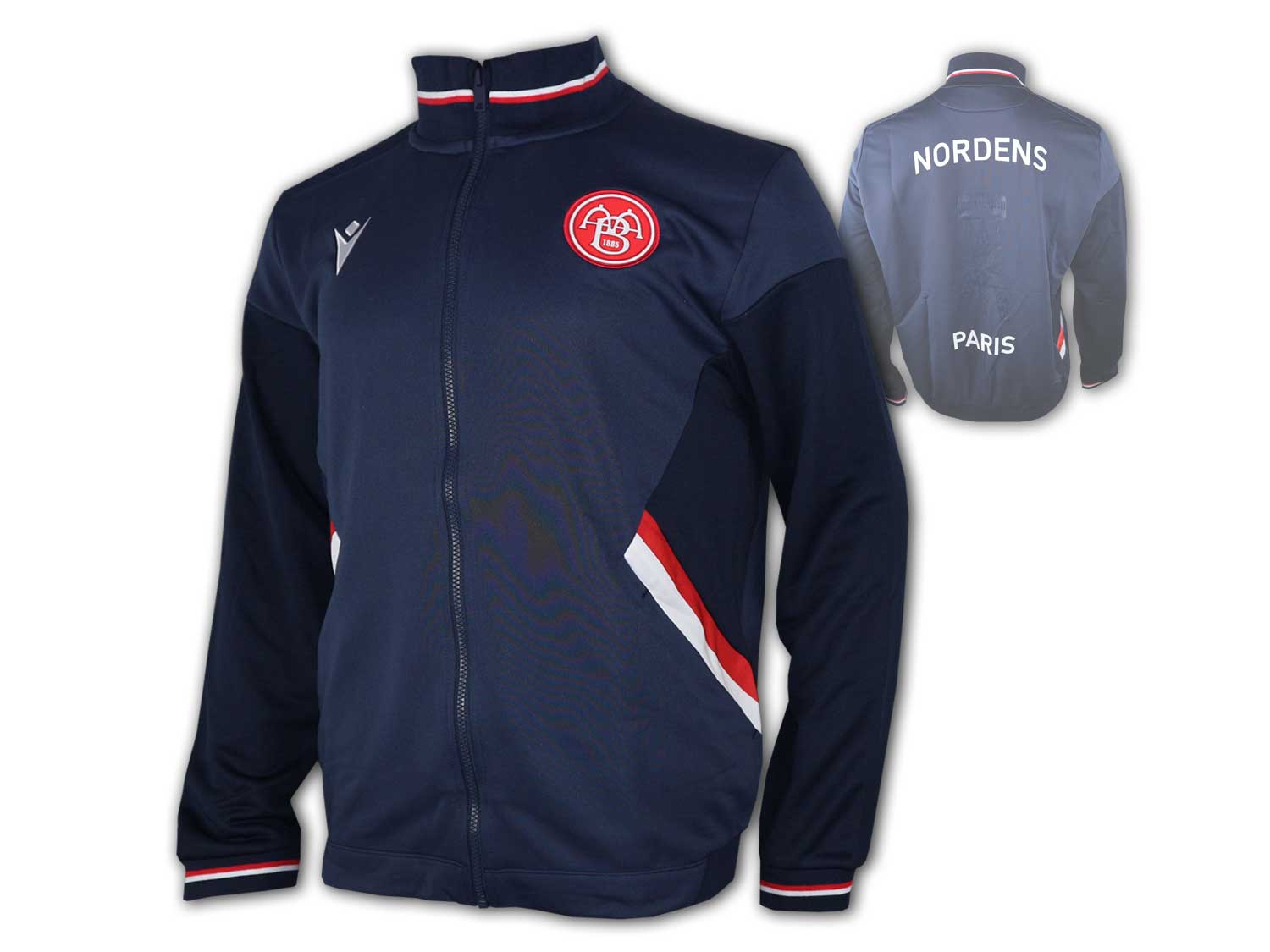 Macron Aalborg BK Travel Player F/Z Top