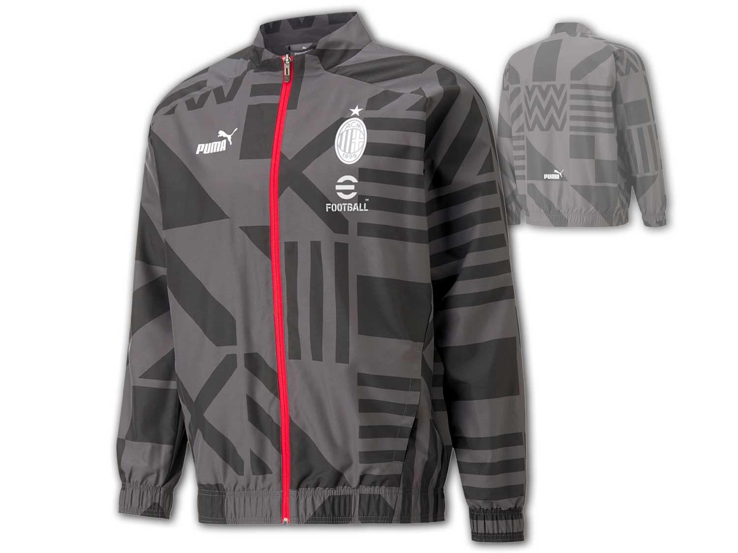Puma AC Mailand Prematch Jacke