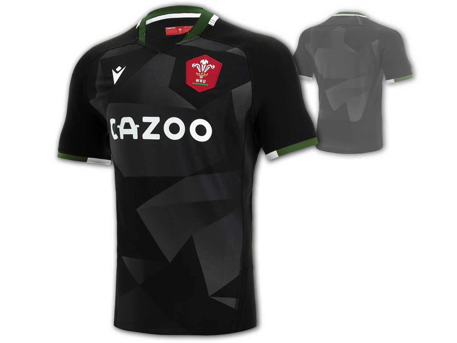 Macron WRU Wales Alternate Pro Shirt M23