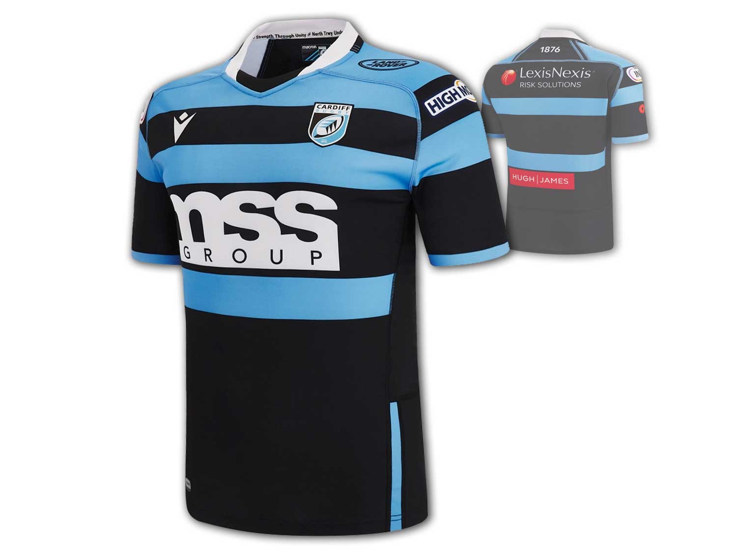 Macron Cardiff Blues Rugby Trikot 22 23