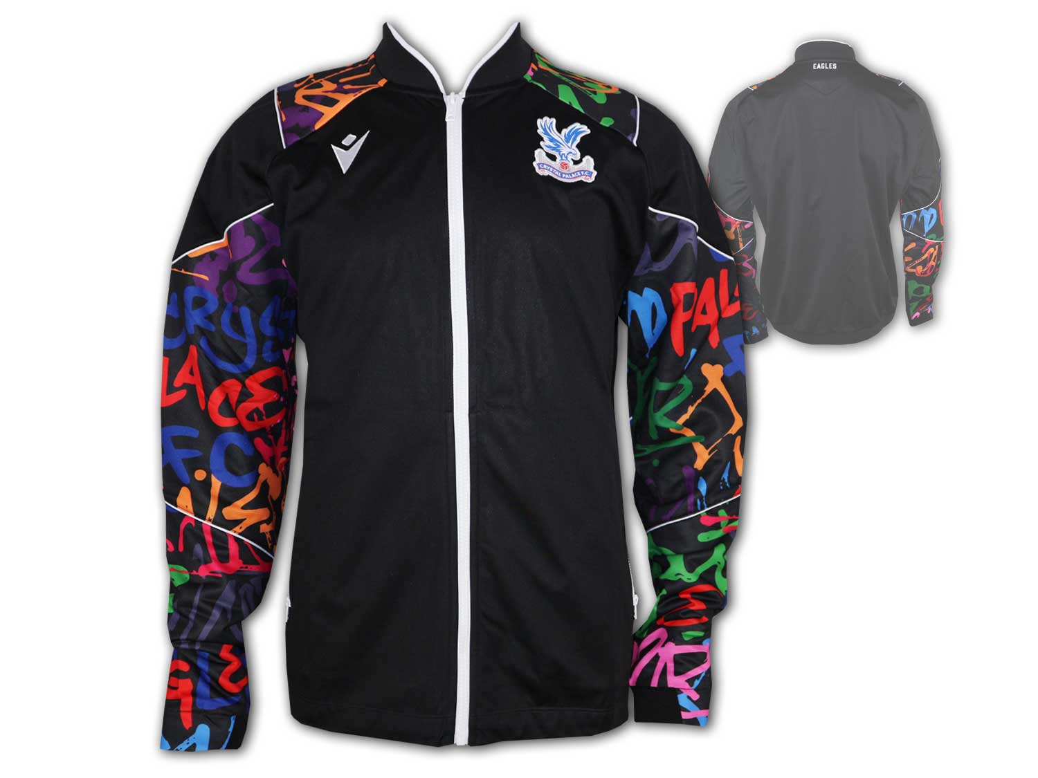 Macron Crystal Palace WarmUp Anthem Jacket 23 24