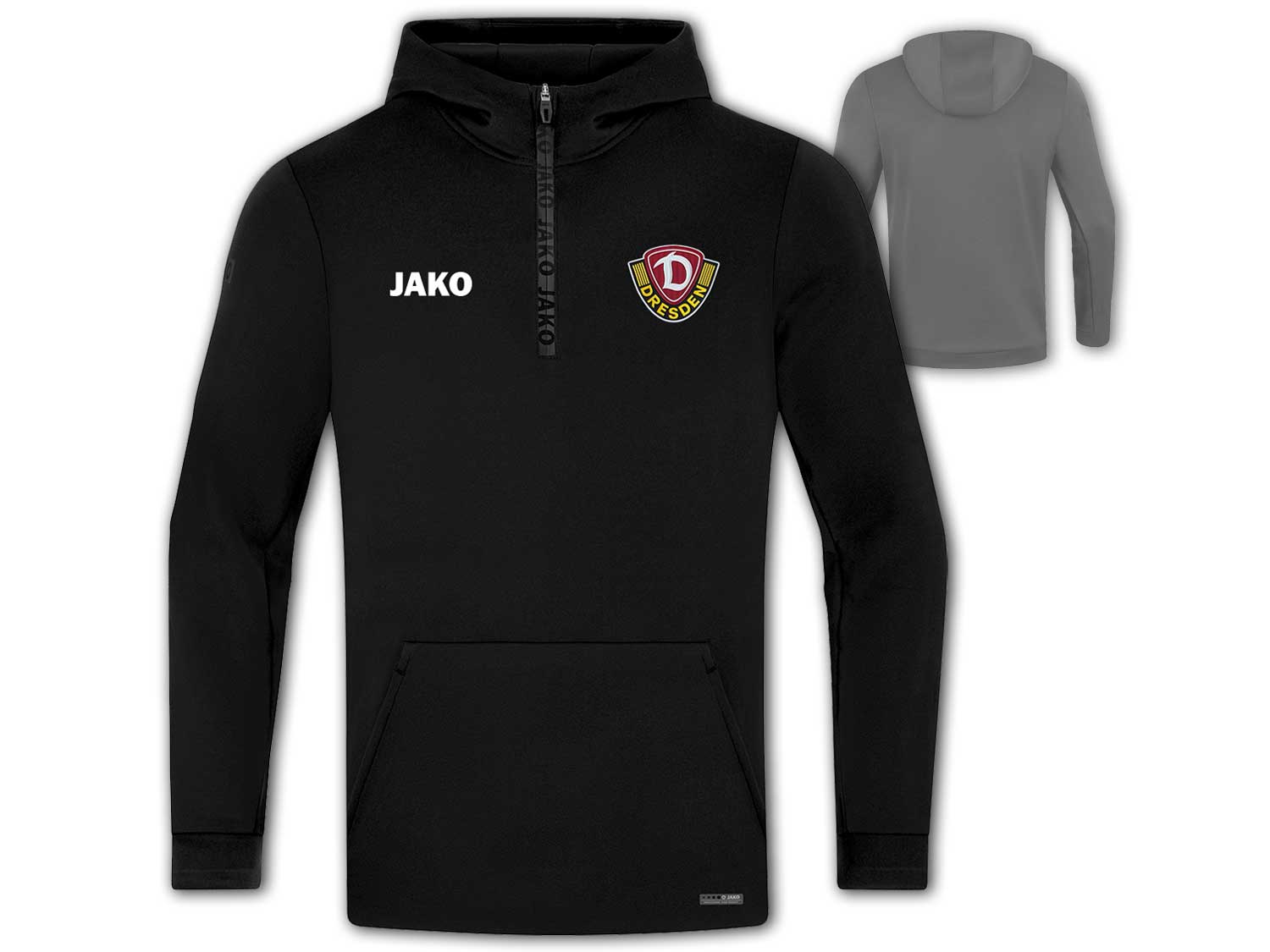 Jako Dynamo Dresden Zip Hoodie Pro 24 25
