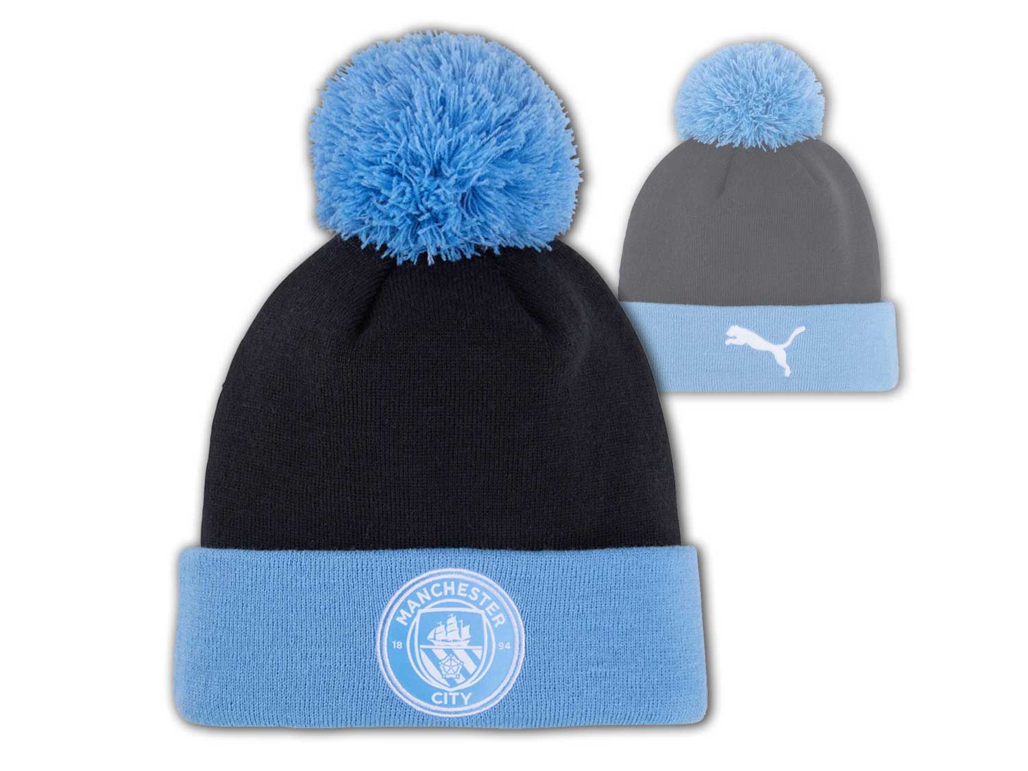 Puma Manchester City Ess Pom Pom Beanie