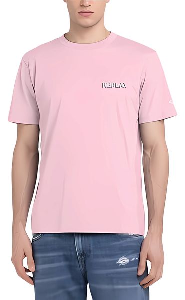 Replay Herren Rundhals T-Shirt BASIC - Regular Fit