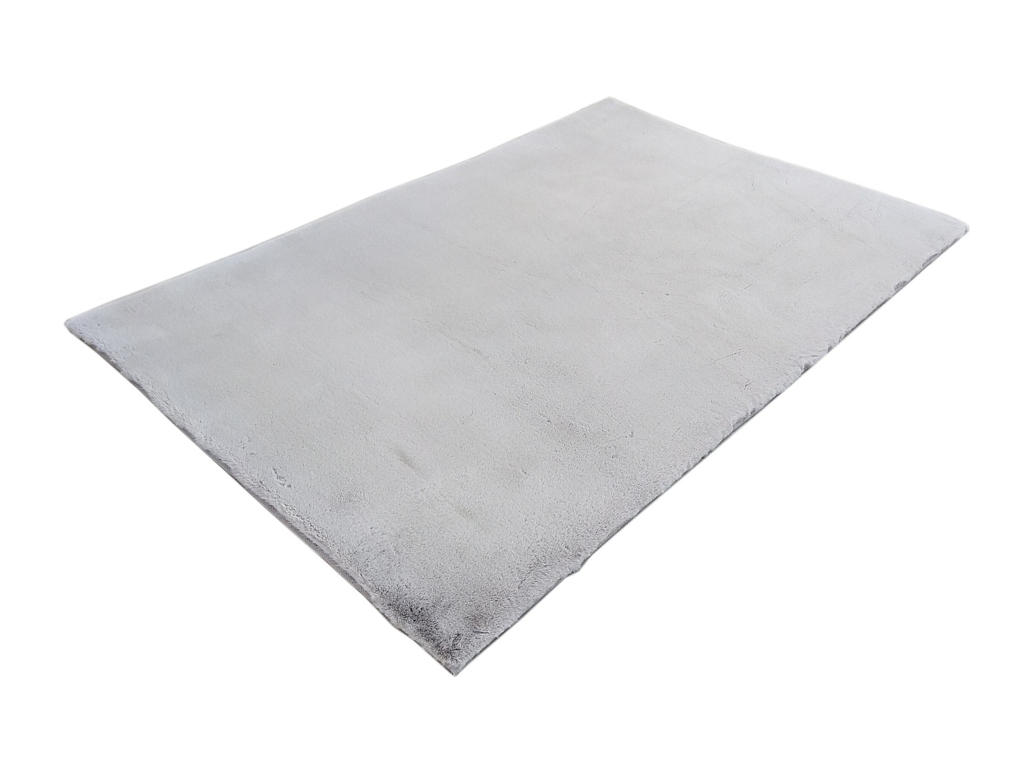 Hochflorteppich in Pelz-Optik - 160 x 230 cm - Grau - BUNNY